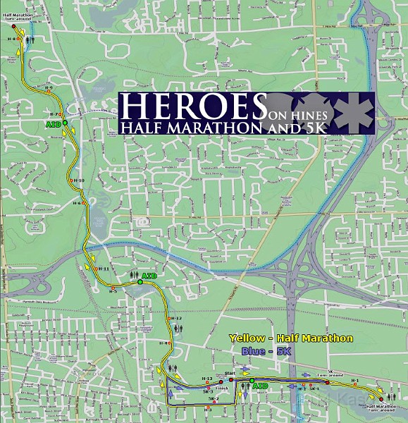 2014-10 Hereos on Hines HM 045.jpg - 2014-10 Heroes on Hines Half Marathon to support fallen first responders.